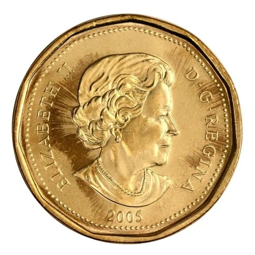 2005 Canada Terry Fox Loonie Commemorative One Dollar $1 Loon