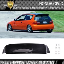92-95 Civic Eg Eh Duckbill 3dr Spoon Style Abs Roof Spoiler Painted Glossy Black 92-95 Civic Eg Eh Duckbill 3dr Spoon Style Abs Roof Spoiler Painted Glossy Black