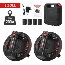 Elektrischer 8" Vakuum Saugheber Saugnapf Fliesenheber Mit 2 AKKUS für Glas