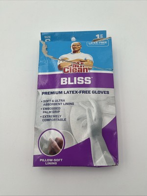 1 Pair Small White Protective Gloves Latex Free Soft Lining 12 Inch Cuff