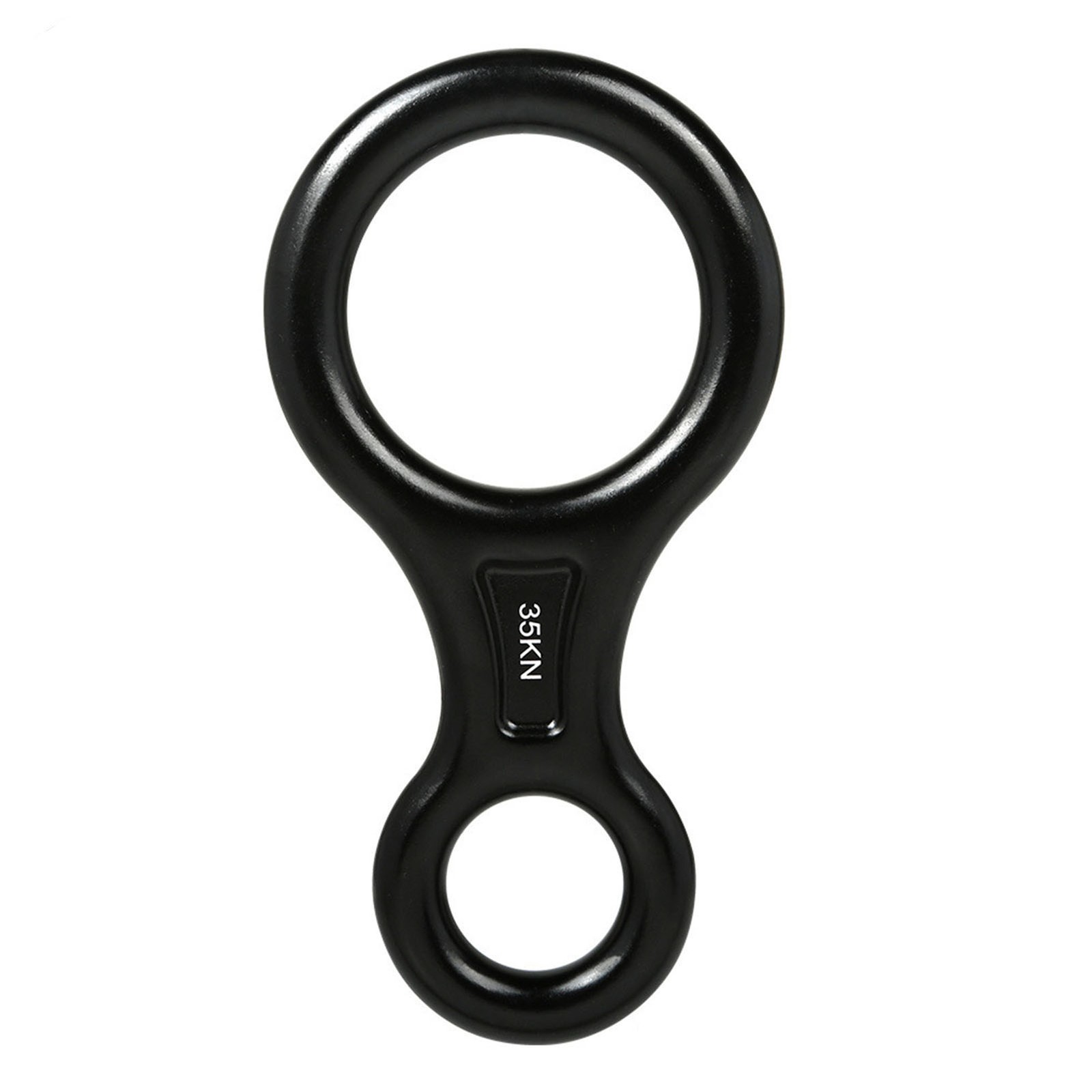 35KN Heavy Duty Figure 8 Descender For Climbing Ziplining Recommended