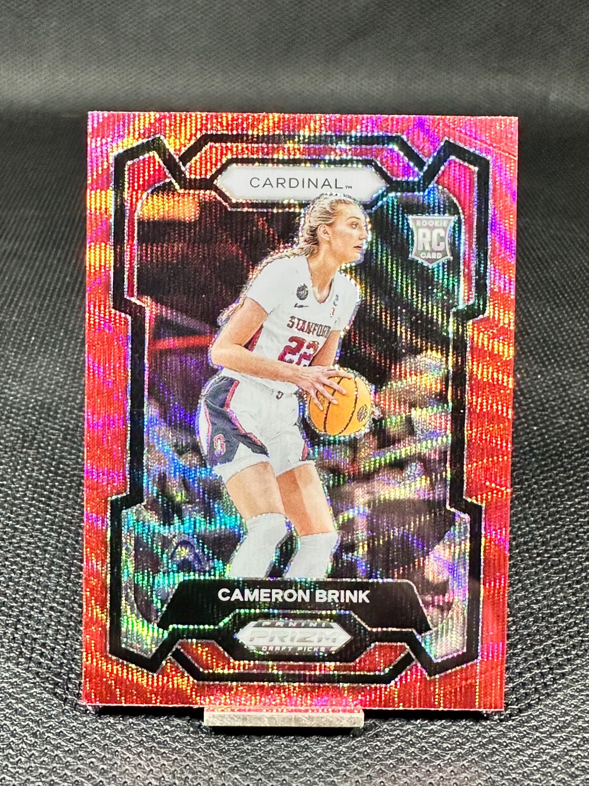 2024 Prizm Draft Picks  CAMERON BRINK  RC  Red Wave Prizm #89