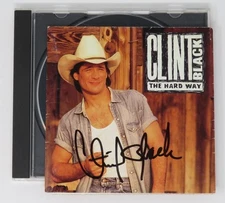 CLINT BLACK Signed Autograph Auto "The Hard Way" CD JSA