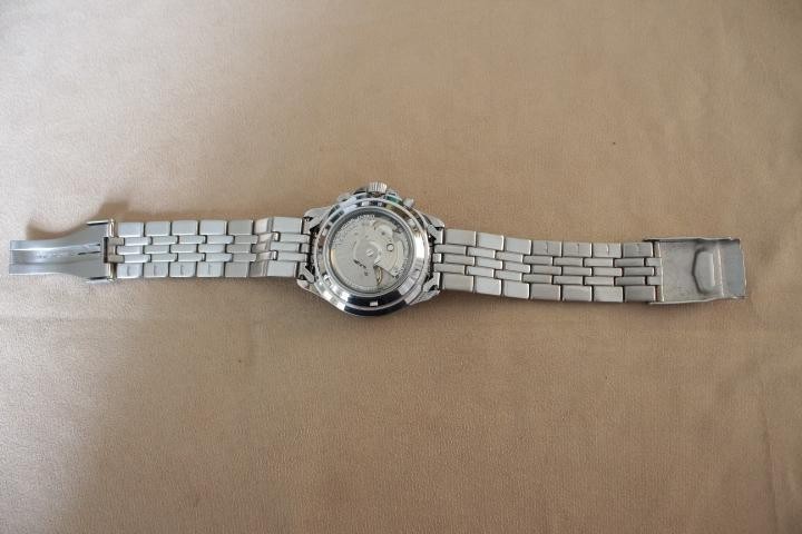 ☆Orient M-Force Ex01C0CA中古品美品☆ Orient M Force EX01C0CA Automatic Watch Blue Dial 100m w/Box