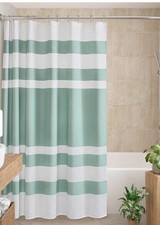Madison Park Spa Waffle Shower Curtain with 3M Scotchguard 54x78  - NIP