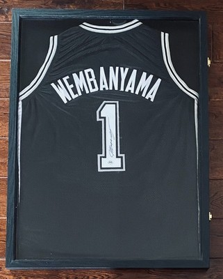 Victor Wembanyama Signed and Framed Jersey With COA (A45160