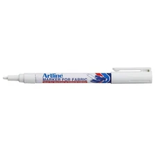 Artline White Fabric Marker (1 Marker) 1 Count (Pack of 1)
