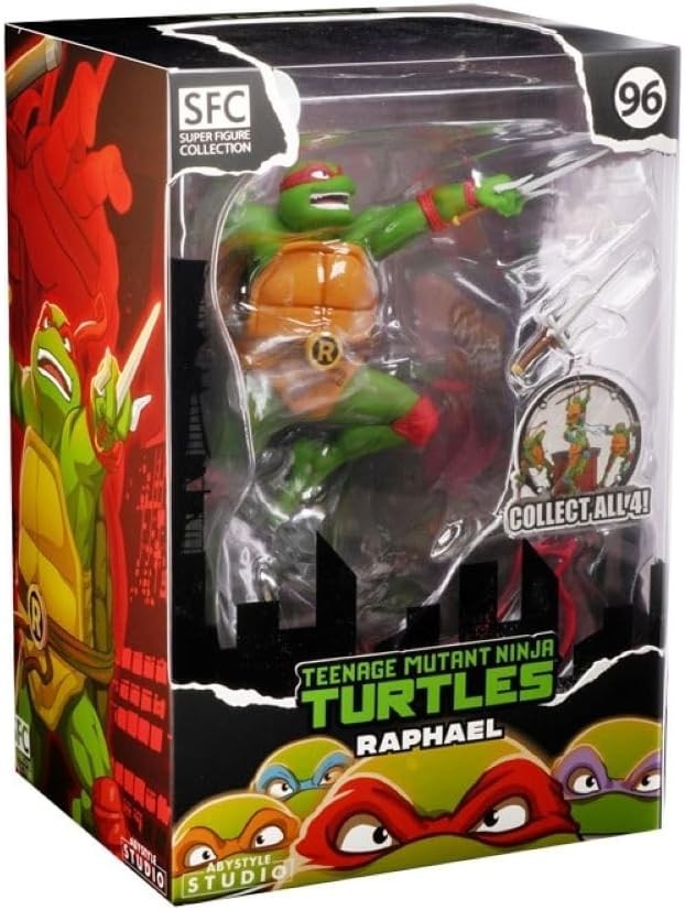 Figurine Raphael TMNT SFC 96 statuette de collection en PVC 15cm neuve