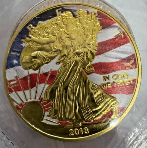 2018 Beautifully Painted/American Silver Eagle 1 Oz. .999 Fine