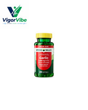 Spring Valley Odor-Control Garlic Softgels 1000 mg, Heart Health, 200 Count