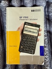HP17bII User Manual Edition 3 Used