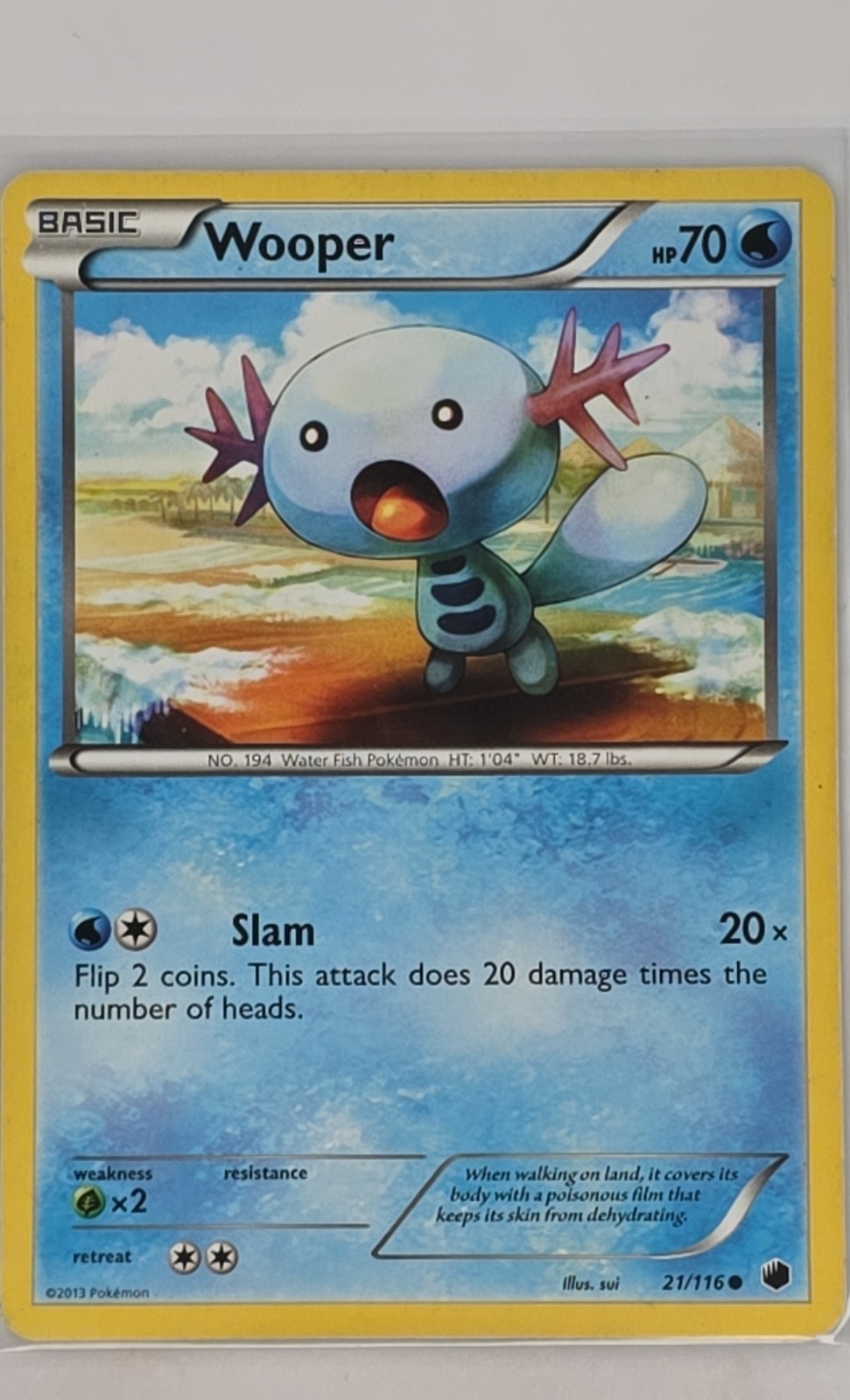 Wooper 21/116 Plasma Freeze Regular