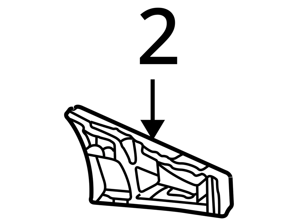 SE ADAPTA A 2000-2002 SATURN L100 L200 REFUERZO RR BPR IMP B 24407528 - NUEVO OEM Foto 3 de 3