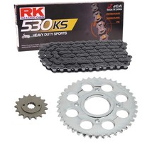 Kettensatz Yamaha XS 360 76-78 Kette RK 530 KS 98 Offen 16/39