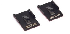 U-Clear AMP/HBC Bluetooth Helmet Audio System Permanent Mounting Clips 2-Pack