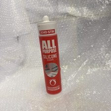 EVO-STIK 112896 All Purpose Flex Silicone Sealant Clear C20(missing Part)