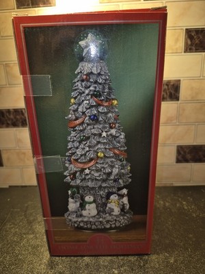  Home for the Holidays 10'' Rotating Musical Christmas Tree In Box W/Packaging