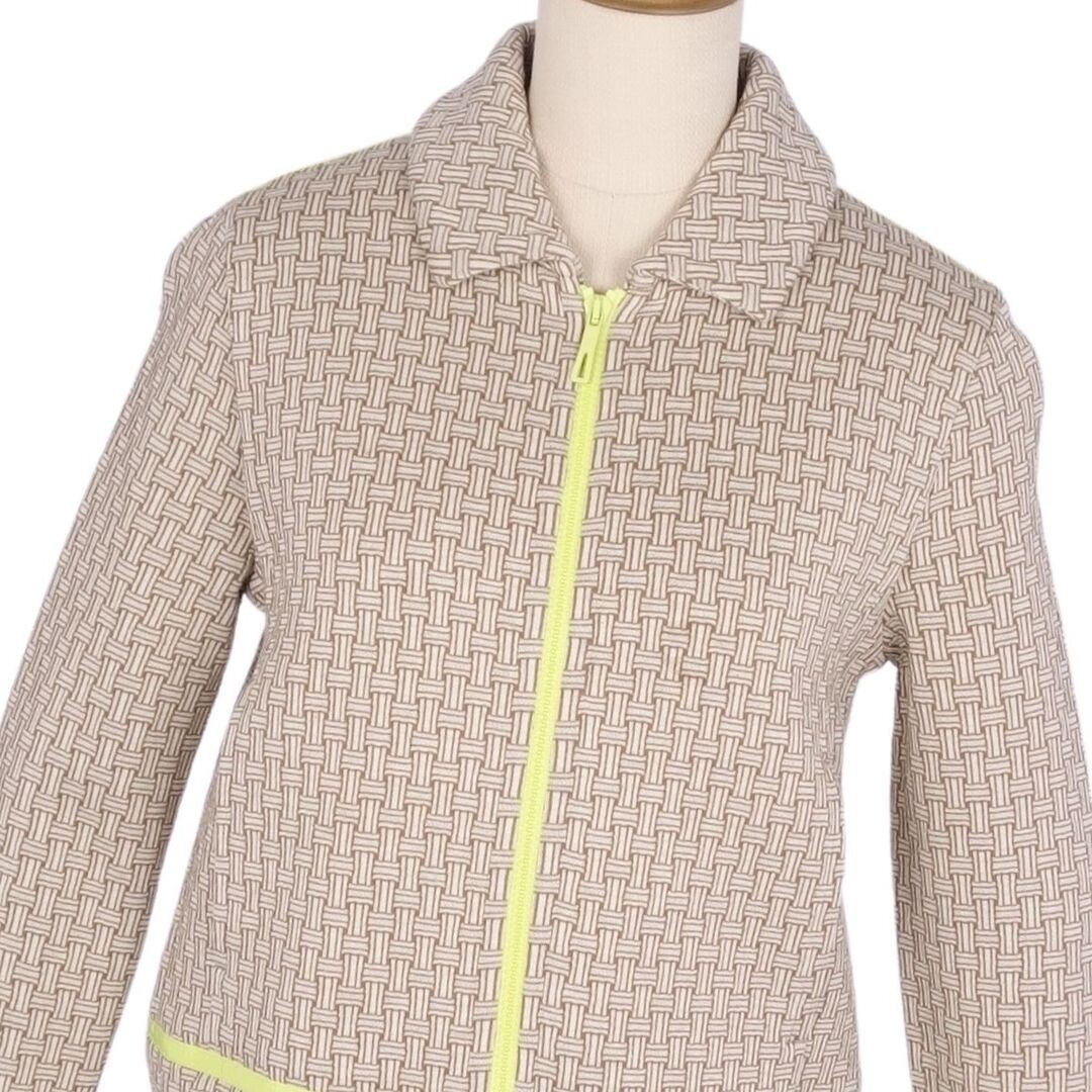Hermes 2022 Jacket Zip Up Knit Cotton H Logo Outerwear Womens 36 Used MOLO-0 thumbnail 4