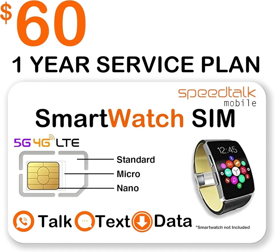 Unlock Full Potential of Your Smartwatch with 5G Cellular SIM Card Solution - Image 3 of 4