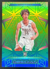 2024-25 Panini Obsidian Electric Etch Caldera #180 Matas Buzelis RC