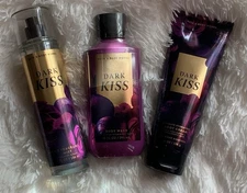 Bath & Body Works DARK KISS BODY WASH, CREAM, MIST VALUED $50.00