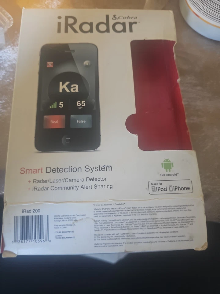 Cobra iRadar iRad200 Radar/Laser/Camera Detector Black, - Image 4 of 4