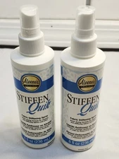 Set Of 2 Aleene's 15581 Stiffen-Quick Fabric Stiffening Spray 8OZ New
