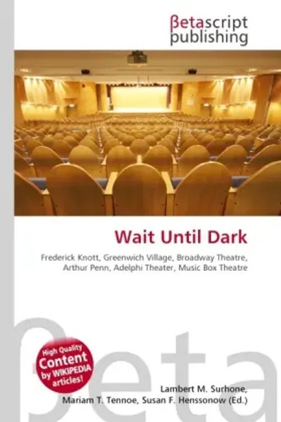 Lambert M. Surhone (U. A.) | Wait Until Dark | Taschenbuch | Englisch (2026)-image