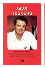1984-85 Nebraska Cornhuskers Huskers Police Safety Cards Pick 1 Card From List