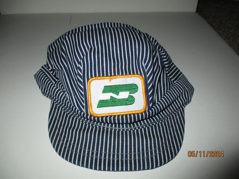 New Child Burlington Northern Engineer Hat
