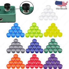 10 Pcs Guitar Effect Pedal Footswitch Toppers Foot Nail Cap Protection Cap