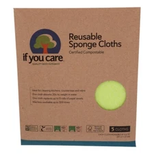 Sponge Cloths  5 Count By If You Care