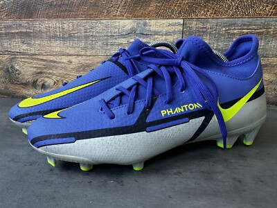 Nike Phantom GT2 Academy DF MG DC0797-570 Cleat Men's 8.5 Blue Football Shoes