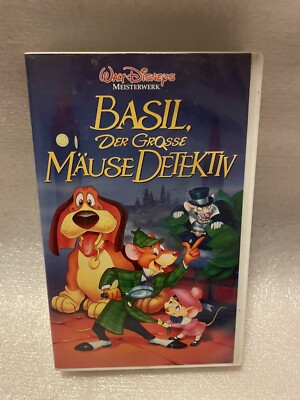  VHS Kassette Basil Der Grosse Mäuse Detektiv