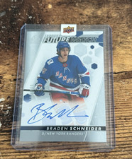 2022-2023 SP Authentic Braden Schneider Future Watch Auto /999 #131