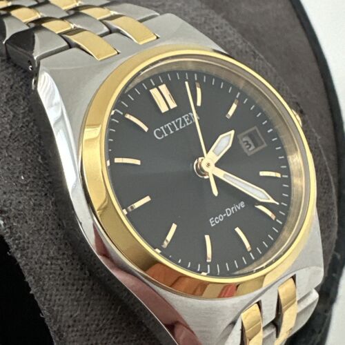 Citizen Eco-Drive Women's Corso Date Calendar Blue Dial 28mm Watch EW2294-53L - Picture 3 of 24