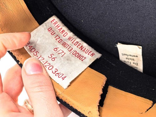 Bundesmarine Tellermütze Kopfgrösse 56, datiert 1971. - Bild 7 von 8