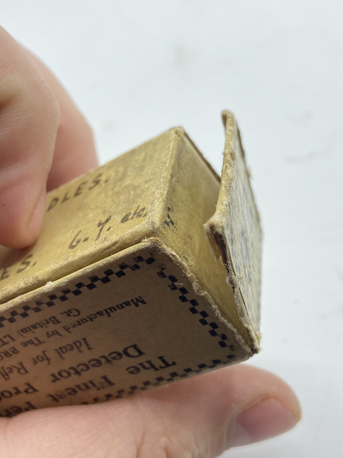 Antique 1926 Permatector Brownie, J.W.B. Wireless Co.; London Empty Box