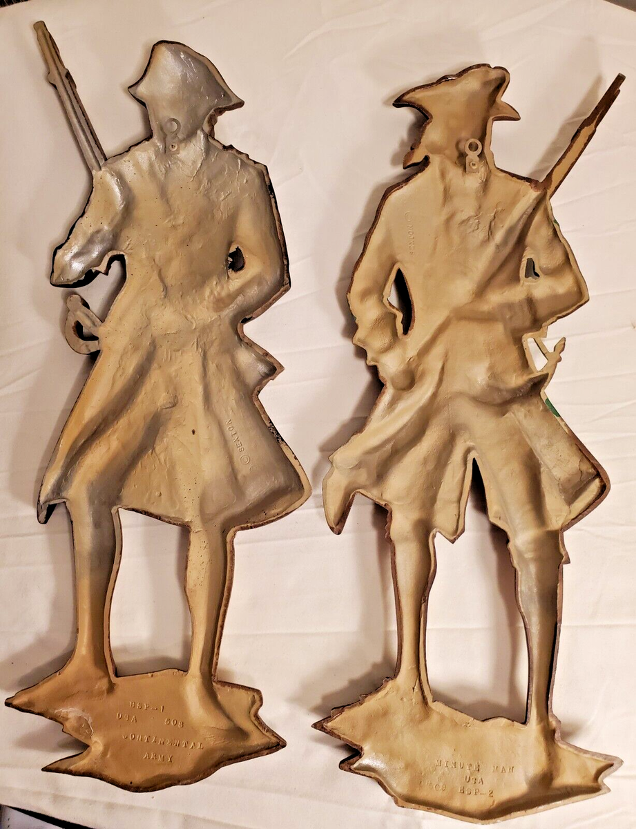 ★１９５０年代＊アメリカ軍＊空軍＊金属刺繍製＊少佐＊ペア（実物） Vintage Sexton Cast Metal Continental Army & Minuteman