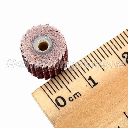 10Pcs 10mm 240# Grit Sandpaper Flap Wheel Disc Set Polishing Grinder Rotary Tool - Picture 6 of 8