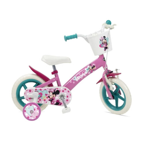 Fahrrad Disney minnie 12 Zoll Räder Mädchen Mit Räder Fahrrad 3 4 5 Jahre - Bild 8 von 9