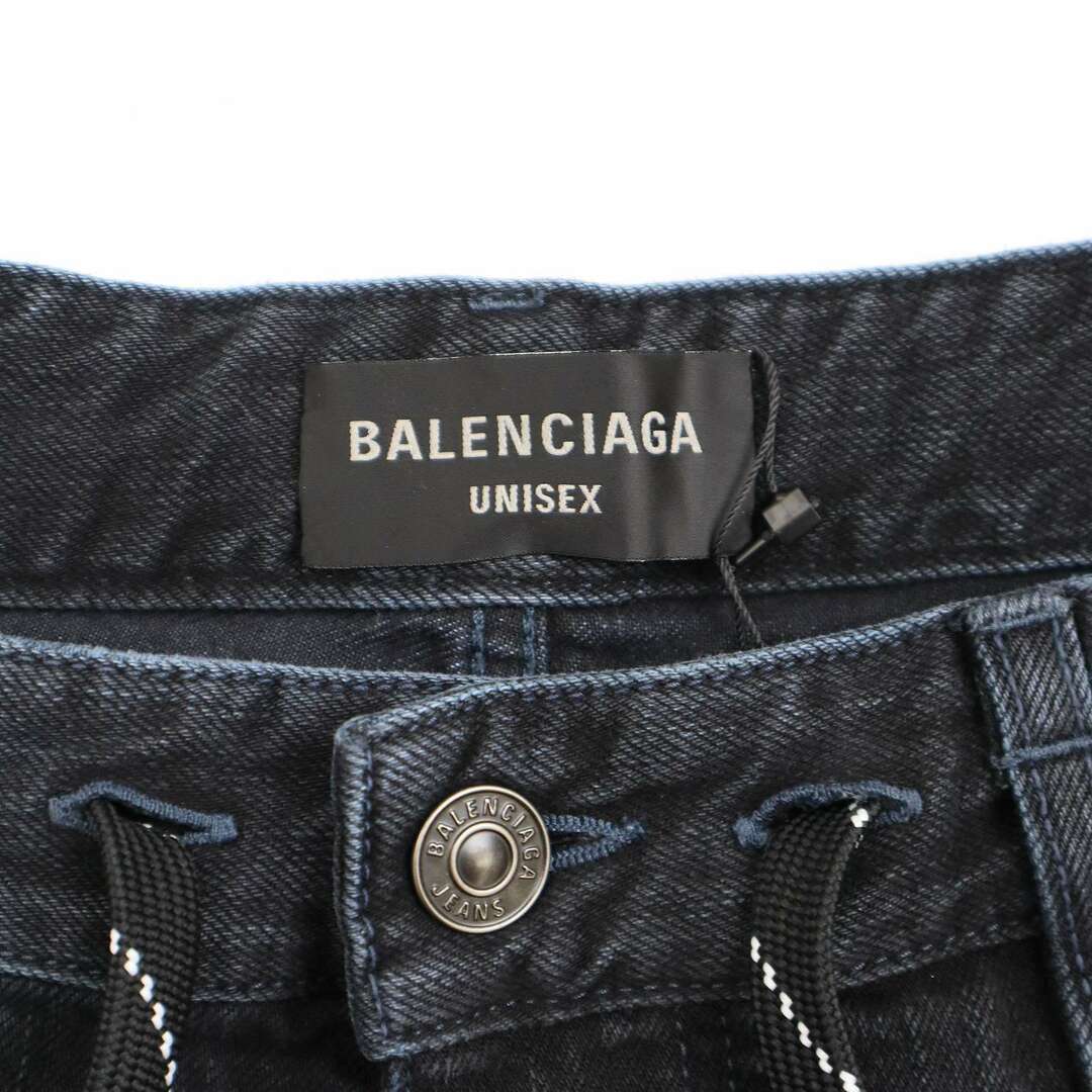 BALENCIAGA 24SS Drawstring Baggy Jeans Denim Pants 786643 BALENCIAGA 24SS Drawstring Baggy Jeans Denim Pants 786643