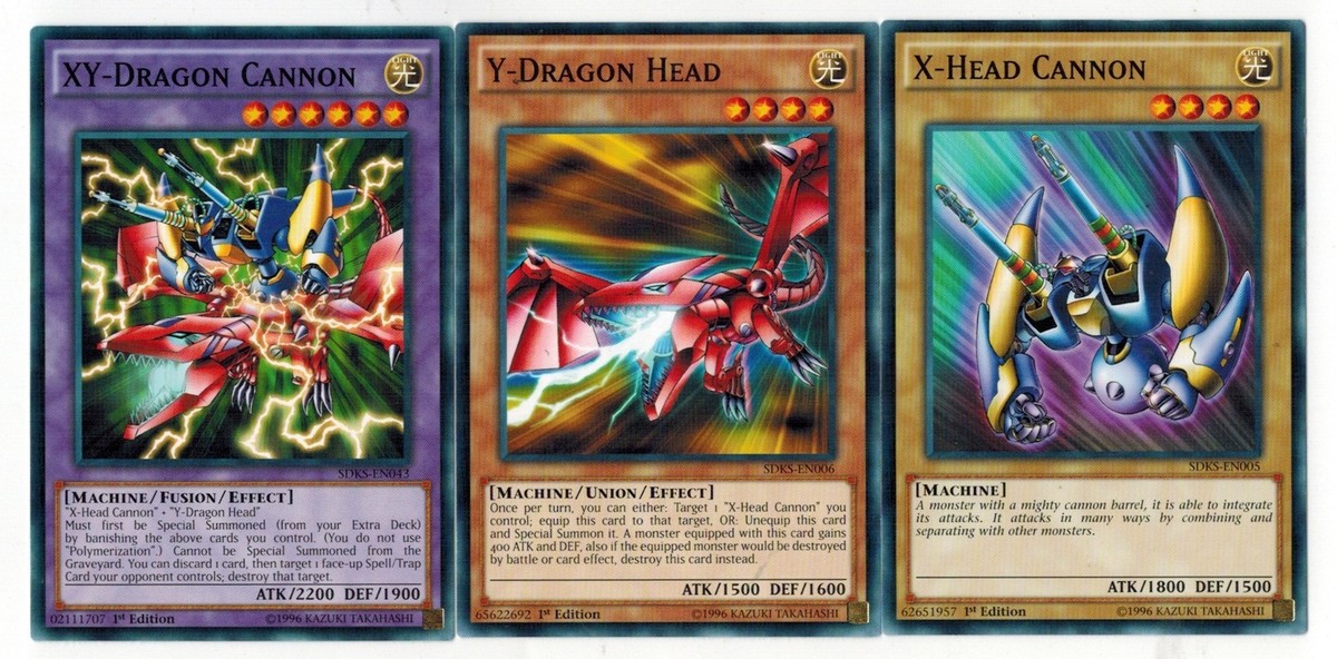 XY-Dragon Cannon Fusion Set of 3 ( X Head Cannon + Y Dragon Head