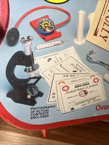 1978 “Not A Production Sample” MICKEY MOUSE WALT DISNEY MEDICAL KIT BY EMPIRE - Picture 14 of 18