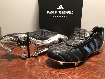 Kith × Adidas Predator Mania Black Blue Silver Metallic JR5624