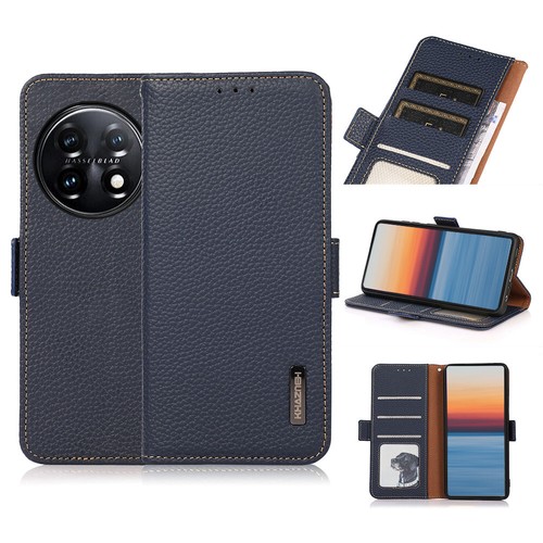 For OnePlus Colourful Real Leather Flip Wallet Case Cover - Picture 18 of 24