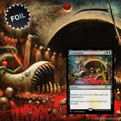 Damnation FOIL - Secret Lair Drop SLD 121 - EN NM - Magic The Gathering MTG