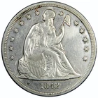 1842 SEATED LIBERTY DOLLAR ~ SHARP STRIKE AU/BU ABOUT UNCIRCULATED!