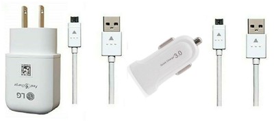 LG OEM Wall Adapter USB Car For LG Aristo 5/K31/K8x/Fortune 3/Risio 4/Phoenix 5