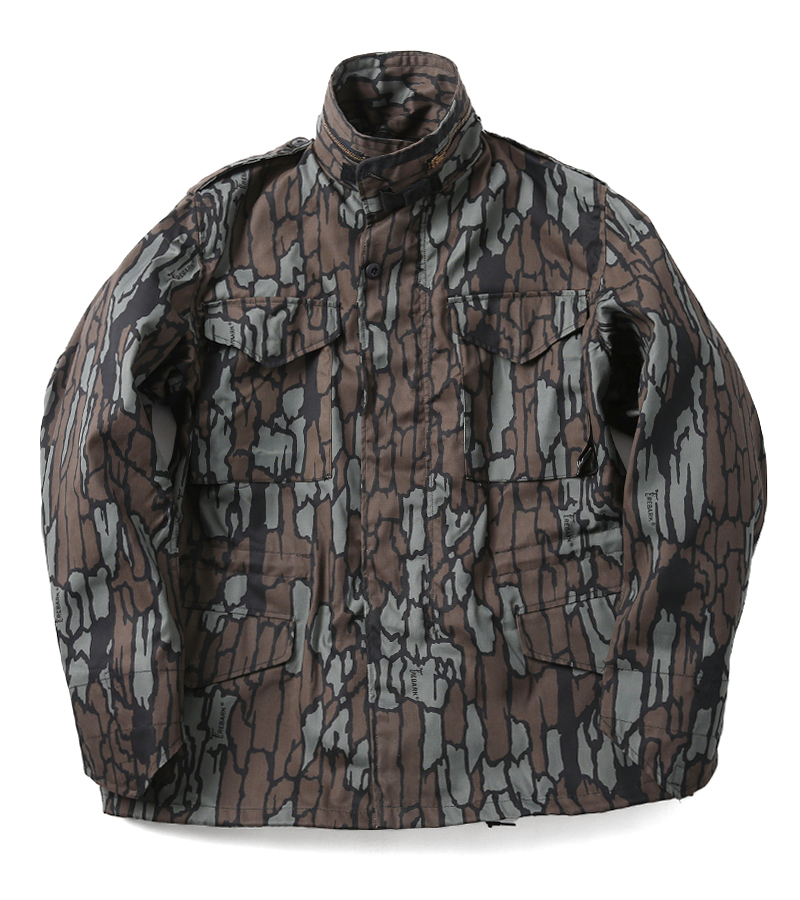 Alpha Industries M-65 Field Jacket Coat Treebark Camo, Alpha